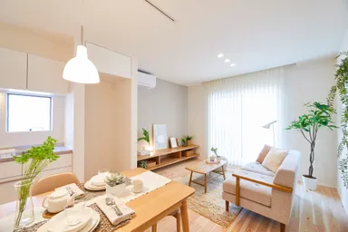 明るく開放的なLDK