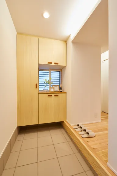 美しいしつらえの玄関