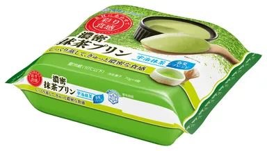 彩り食感 濃密抹茶プリン