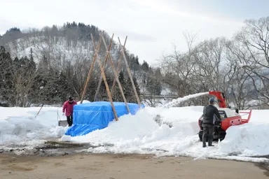 2019年1月15日雪埋め(5)