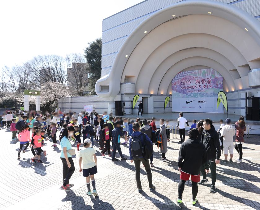 3月24日（日）「渋谷・表参道 Women’s Run」で
親子ランナーがレース前後にJUMP-JAMを体験