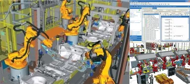 デジタルツインによるシミュレーション上のイメージ
