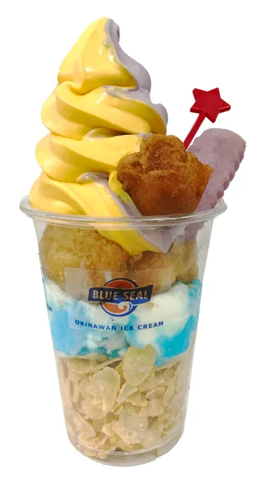 ＜ブルーシール＞２０回記念オリジナルパフェ