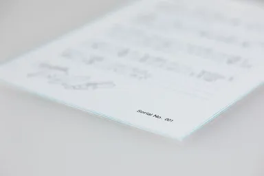 メッセージカード裏面(シリアル番号)