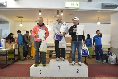 2018年の80歳以上の部表彰式の様子