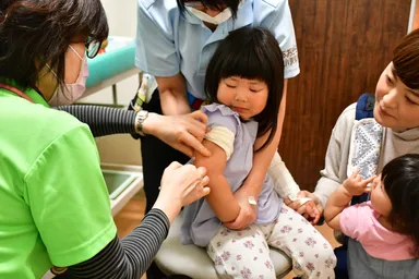 予防接種の様子(2)