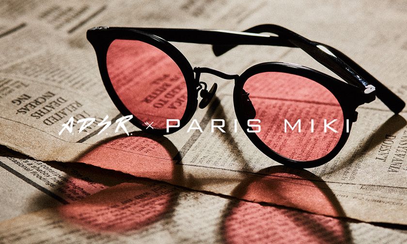 A.D.S.R.×PARIS MIKI　限定サングラス
2019年3月29日より限定店舗にて販売開始
