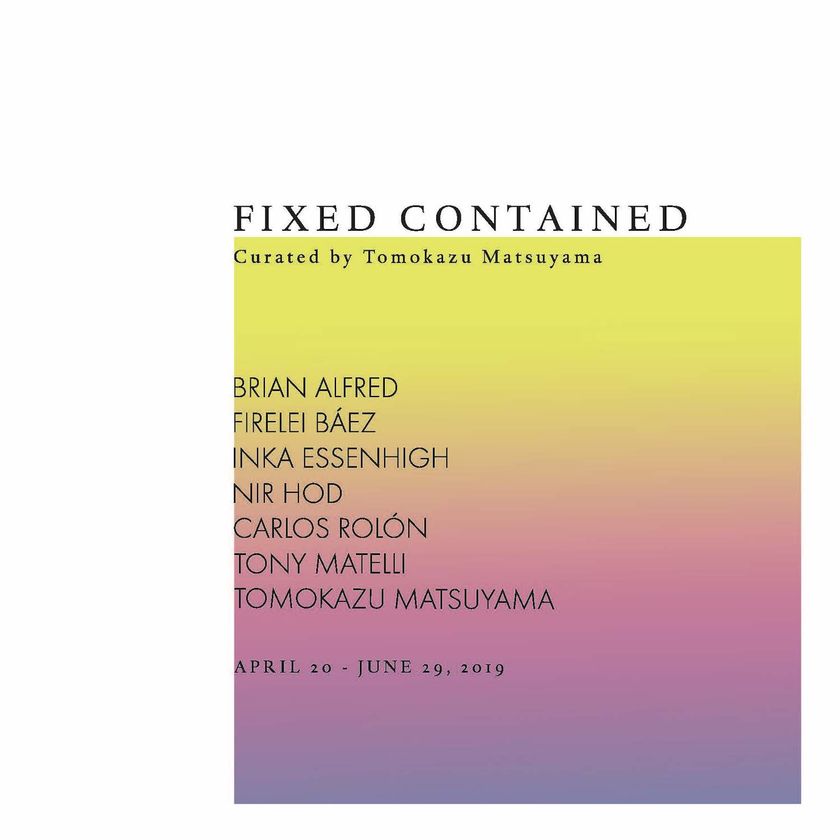 展覧会告知“FIXED CONTAINED”4月20日(土)より