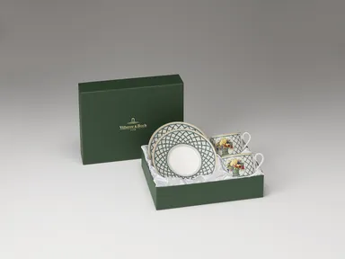 限定BOX入り バスケット ガーデン ペア ティーカップ＆ソーサー