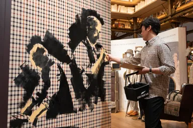 さとうたけしさんのライブペインティング