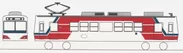 「三陸鉄道カラー」車両のイメージ