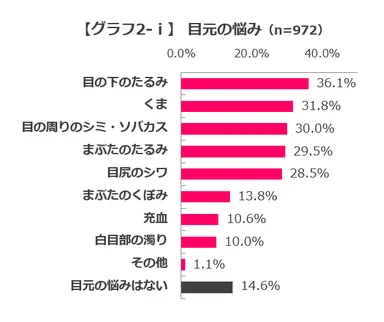 【グラフ2-i】目元の悩み