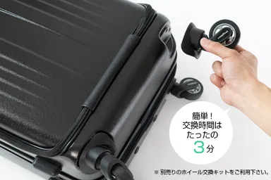 軸受けごとキャスターを交換