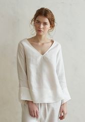 GRAND FOND BLANCから、シンプルながら洗練された(個性的)ラグジュアリーデザインのプルオーバーシャツのご提案