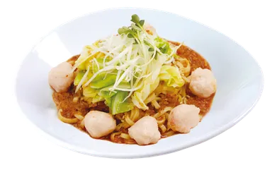 海老と春キャベツのXO醤麺