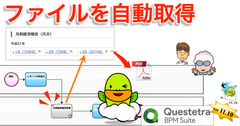 クエステトラ：クラウド型ワークフローv11.10、ファイル自動取得に対応