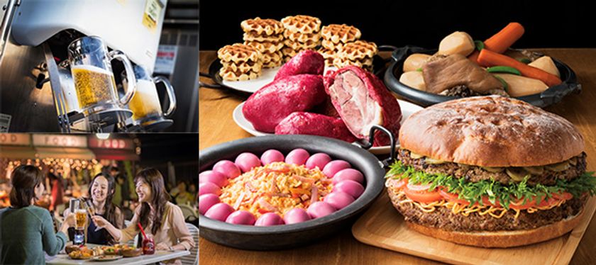 ＜時間無制限で食べ飲み放題＞SNS映え◎な料理と豊富なドリンク
気分はアメリカ！「阪急トップビアガーデン」
2019年4月26日（金）より阪急ターミナルビル屋上にて