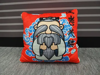 孔子爺やのクッション