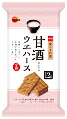 ブルボン、食べる甘酒「甘酒仕立てのウエハース」を4月23日(火)にリニューアル発売！