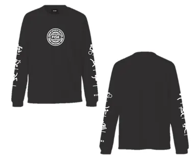 LONG SLEEVE TEE BLACK 5,000円（税抜）