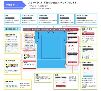 デザインツールの説明