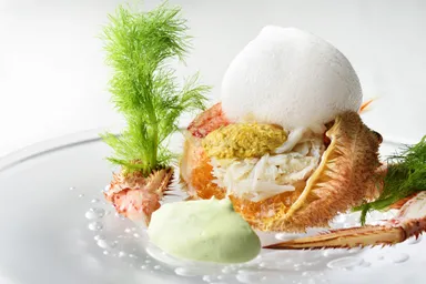 【トマム】毛蟹と夏野菜のインサラータ