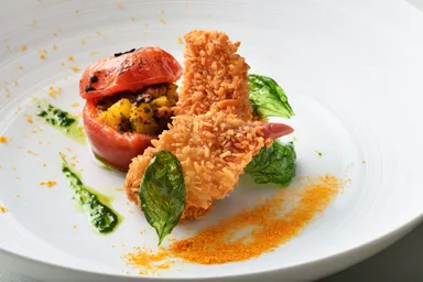 【トマム】旬魚と夏野菜のフリット