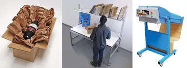 衝撃保護用梱包システム(PadPak(R))