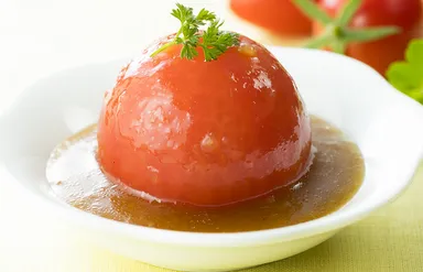 高リコピントマトのだしわさびあん