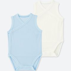 エアリズムメッシュインナーボディ （ノースリーブ・前開き・2枚組）