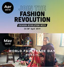 4/22-4/28は「ファッションレボリューションウィーク」　5/11は「世界フェアトレード・デー 2019」　持続可能な社会実現に向け毎日の生活で自分ができることを探そう！