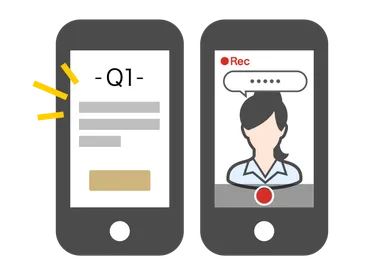 スマホで動画エントリー