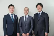 写真左から取締役 松栄、代表取締役 太田、代表取締役 土橋