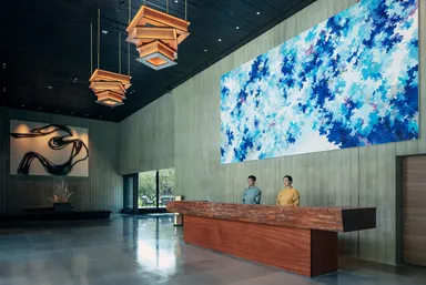 【星のやグーグァン】レセプション