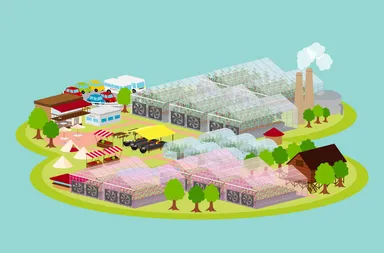 参加型農業テーマパーク ※イメージ