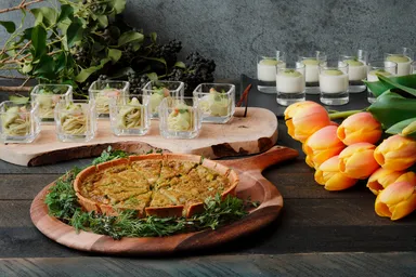 抹茶を使用したフードメニュー