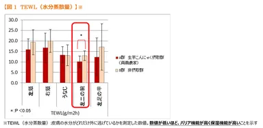 【図1 TEWL(水分蒸散量)】