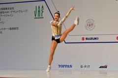 SUZUKI WORLD CUP 2019　スズキワールドカップ2019　第30回エアロビック世界大会　シニア女子シングル部門　北爪凜々選手　2年ぶり優勝！日本勢は北爪選手の金メダルを含む6つのメダルを獲得。