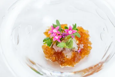 前菜  青森産のアイナメ