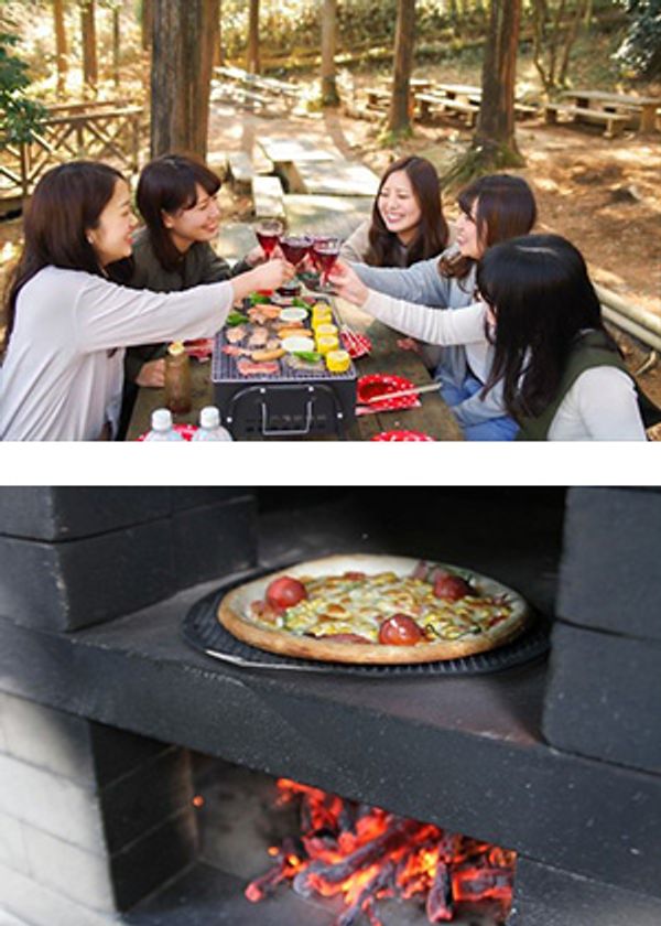 六甲山でお手軽バーベキュー！
大人気の『バーベキュー場』好評受付中
～新メニューも登場！～