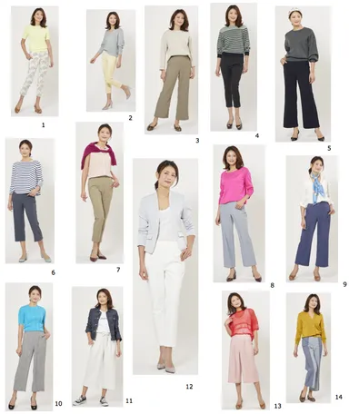 毎日のコーディネートを楽しめる