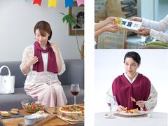 着物での食事にも便利な和洋両用エプロン「Table with」が歌舞伎座売店「かおみせ」にて4/23～6/30の期間で限定販売