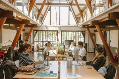 「おためしナガノ」で提供予定のコワーキングスペース「富士見　森のオフィス」(富士見町)