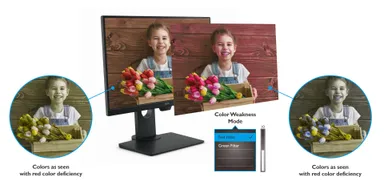 2種類フィルターのカラーユニバーサルモード搭載