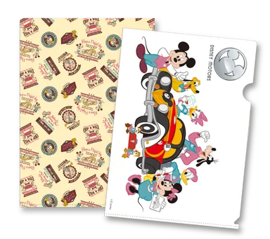 ディズニーモータース  オリジナルクリアファイル（イメージ）(c) Disney