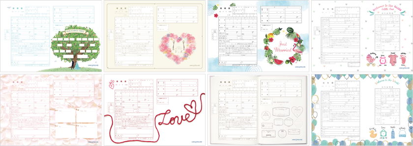 アニヴェルセル オリジナルデザインの婚姻届＆出生届 
新元号「令和」対応のデザインで無料ダウンロード可能に！ 