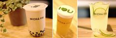 INCHA印茶ドリンクのイメージ。運が良ければチーズクリームティー(写真中)の上にデザインしてくれる日も！