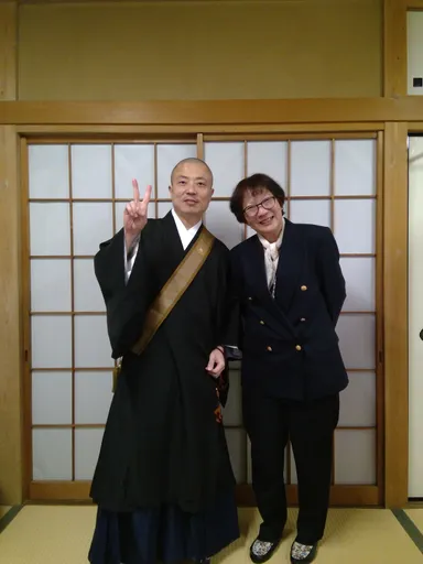 住職と体験者の方