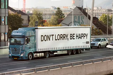 DON'T LORRY, BE HAPPY
