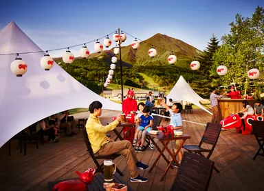 【磐梯山温泉ホテル】赤べこビアガーデン (1)